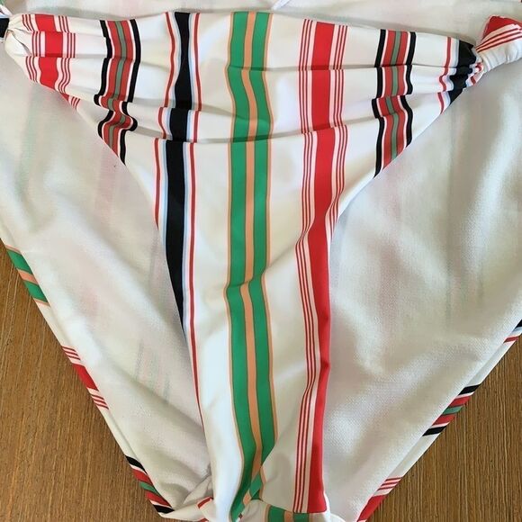 Gibson Latimer Striped Ready or Knot Bikini Bottom - Picture 3 of 9